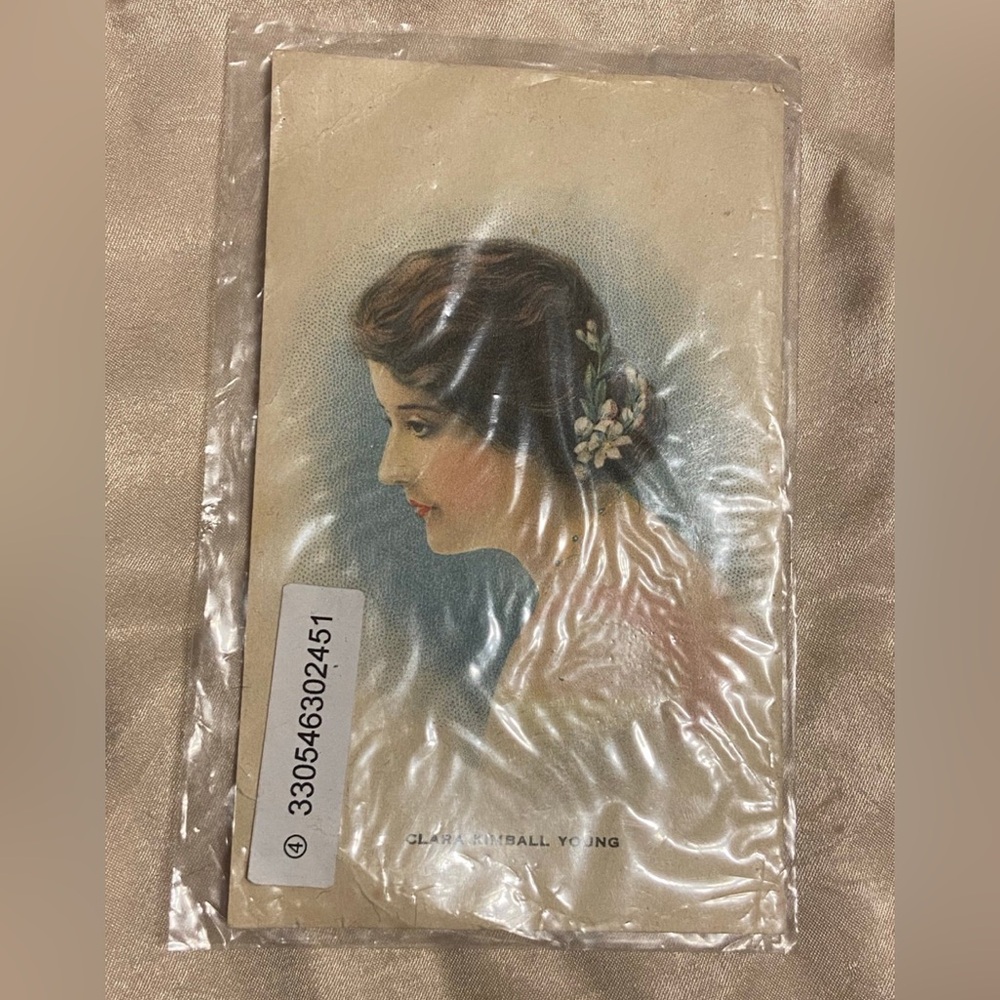 Vintage Clara Kimball Young Color Card #9375